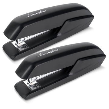Standard Stapler by Swingline – Pack of 2, Plastic, Black, Model S7054501AZ
