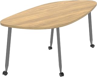 Learniture Mobile Rounded Diamond Table – Flexible for Group Collaboration