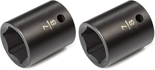 TEKTON 1/2 Inch Drive x 7/8 Inch 6-Point Impact Socket | SID22022 (Pack of 2)