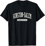 Winston-Salem NC Vintage Athletic Sports Design JG3 T-Shirt