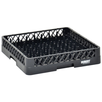 Traex Black Plastic Plate Peg Dishwashing Rack - 19 3/4"L x 19 3/4"W x 4"H by Vollrath – 19 3/4" L x 19 3/4" W x 4" H, Plastic, Black, Model 29419171941