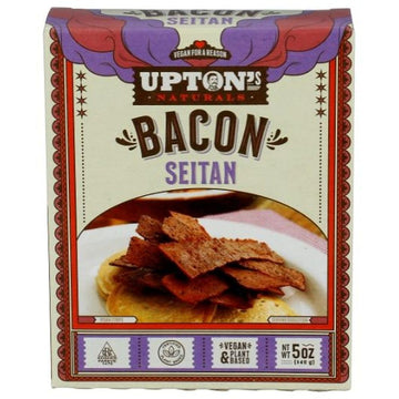 Uptons Naturals Bacon Seitan by Upton's Naturals – 5 Ounce, Pack of 6