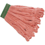 Microfiber Medium Looped End Mop with 5"W Headband Orange 3 Per Pack by HUBERT – Microfiber, Orange, Pack of 3, Model AWM94MO5