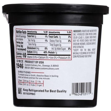 Masters Touch Beef Base by Custom Culinary – 16.0 Ounce (Pack of 6), Pack of 6, Model 03171ECFPZ