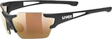 Uvex unisex - adults, sportstyle 803 race CV V small sports glasses, contrast enhancing, self-tinting, narrow fit