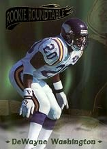 Football NFL 1995 Collector's Edge Excalibur Rookie Roundtable Redemption Gold #10 Dewayne Washington NM Vikings