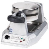 Commercial Classic Single Waffle Maker by Waring – 9-1/4 x 10-1/4-inch x 20-inch, Stainless Steel, Silver, Model WWD180