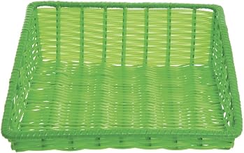 HUBERT Green Tapered Storage Basket - 15 1/2"L x 18"D x 1 1/2" to 5"H