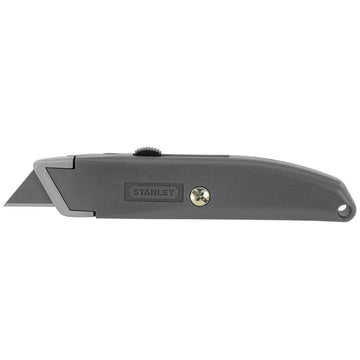 6-1/8 in. (156mm) Retractable Utility Knife by STANLEY – One Size, High Carbon Steel, Black, Yellow, Model 10-175