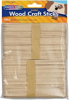 Pacon Jumbo Natural Craft Sticks, 100Pieceper Pack