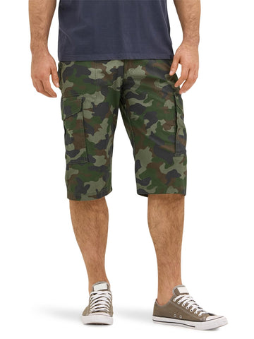 Men's Sur Cargo Short by Lee – Cotton, Nylon, Spandex, Olive Grove Camo, Model 112361827