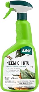 Safer Brand 5180-6 Ready-to-Use Insect Killing, Fungicide and Miticide Neem Oil Spray
