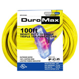 Outdoor Extension Cord by DuroMax – XPC10100C, pvc, Multicolor, Model XPC10100C