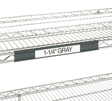 Plastic Label Holder by METRO – 3" Length, Plastic, Clear, Model 9990CL
