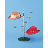 Rotating Hat Display by Retail Resource – Black, Chrome