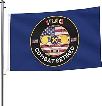 US Chemical Corps Iraq Combat Retired Premium 5x8ft Double-Sided Flags with 2 Brass Grommets - All Weathe