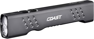 Coast Slayer MAX 1000 Lumen Rechargeable LED Flashlight with 6 Light Modes, Magnetic Base and Red Beam, IP67 Waterproof
