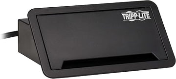 TRIPP LITE in-Desk 2-Outlet Power + 5-USB Charging Dock - Phone, Ethernet & HDMI Ports for Cable Management - 4 USB-A & 1 USB-B Ports, Hinged Door, 10 ft Cord, (PS222DATAM)
