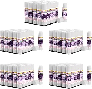 Colorations Premium Glue Sticks, Set of 150, Each 0.32 oz, Dries Clear
