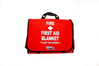 Kemp USA Fire First Aid Red Blanket Bag (Bag Only - No Blanket)