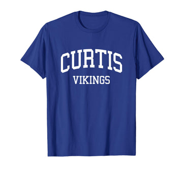 Curtis High School HS University Place WA Retro Sports T-Shirt by Curtis High School T-Shirts & Gifts – Black, Model AR43TH59QN9