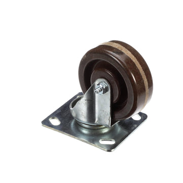 Caster 4 Inch High Temp W/Zerk by Kason – Stainless Steel, Brown, Model 6C504002HTPHNZ
