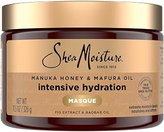 Shea Moisture Manuka Honey + Mafura Oil Hair Masque 12 Ounce (Pack of 3)