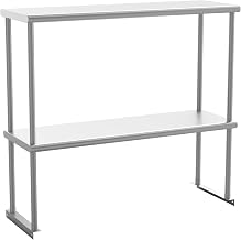 Flash Furniture Commercial Grade 36x12 in Stainless Steel Double Overshelf