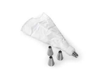 6-Piece Jumbo Decorating Tip Set by Nordic Ware – 2.13x3.25x6, Stainless Steel, Metal, Pack of 6, Model 01163M