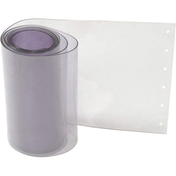 12" x 13' Standard Clear Strip for Strip Curtain Doors by tmi – 5"L x 5"W x 12"H, PVC Vinyl, Clear, Pack of 4, Model 000-786CP9