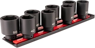TEKTON 1/2 Inch Drive Impact Socket Set, 8-Piece | SID92111
