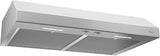 Broan-NuTone BCSEK124WW ENERGY STAR Certified Glacier Series 24" White Under-Cabinet, 300 Max Blower CFM, 1.5 Sones Range Hood