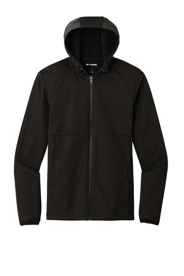 Unisex Hooded Soft Shell Jacket by SPORT-TEK – 4X-Large, Deep Black, Model ST980