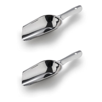 Stainless Steel Ice Scoop 5 Oz. (2 Scoops) by Royal Industries – 6 Scoops, Stainless Steel, Steel, Pack of 2, Model ROY ICES 5