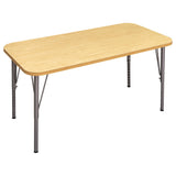 Rectangular Kids Activity Table by Tot Mate – Maple Wood, Maple, Model UPC