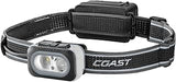 Coast RL20R 1000 Lumen Tri-Color LED Rerchargeable Headlamp with Flood and Spot Beams, Variable Light Control, Fixed Focus, Ultra-Strap, Red/Green Modes