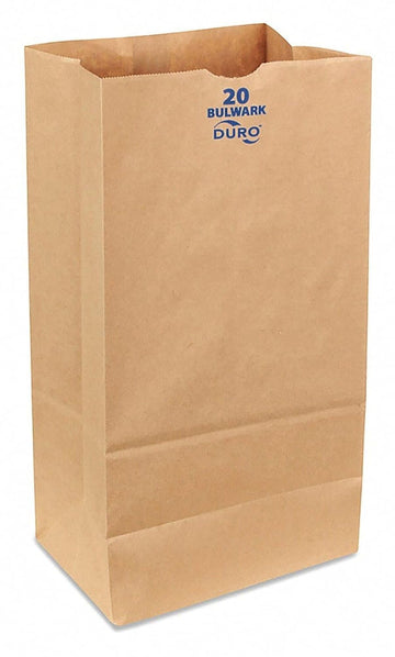 20# Kraft Bulwark Bag 57# 8.25X5.31X16. by Duro Bag – 20 lb, 20.0 pounds, Paper, Brown, Model 71020