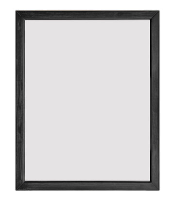 Fields - Modern Black Acacia Mirror by Limari Home – 31.5"L x 39.2"W, Glass, Black, Model LIM-82590