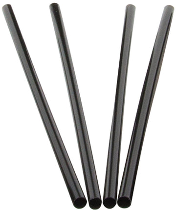 BS510L Unwrapped Jumbo Straw, 7-3/4" Length, Black (10 Packs of 250)