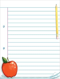 Teacher Created Resources Notepad Paper Chart, Multi Color (7683)