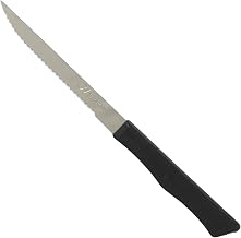 Thunder Group SLSK117 Steak Knife, 4-1/4", Pointed tip, Serrated Plastic Handle, Stainless Steel, CASE of 24 Each/2 Dozen PER CASE