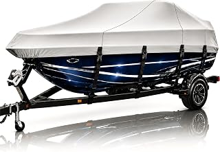 Boat Cover for Performance Plus SKI Sport O/B All Years Heavy-Duty Boat Covers, All Weather Trailerable Cover