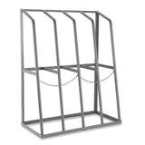 Vertical Bar Rack - 48X24x60" by RELIUS SOLUTIONS – 48x24x60, Alloy Steel, Grey, Model BR2448-60RELIUS