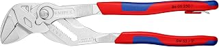 KNIPEX Tools 86 05 250 T BKA 10" Pliers Wrench, Tether Attachment-Comfort Grip