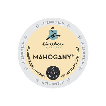 Keurig,, Mahogany, K-Cup packs, 48-Count by Caribou Coffee – 1 Count (Pack of 48), Pack of 48