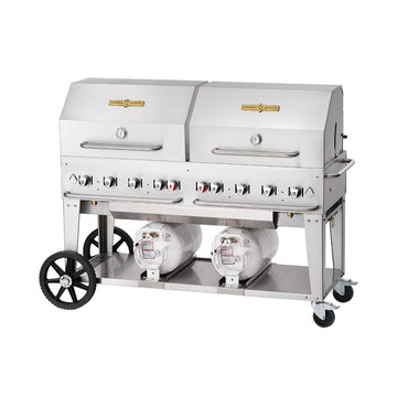 Club Series Outdoor Grill by Crown Verity – Stainless Steel, Model CV-CCB-48RDP