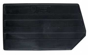 Divider For Quantum Ultra Clearview Poly Bins - 17"Dx9-1/2"H by QUANTUM STORAGE SYSTEMS – 18"L x 5"W x 10"H, Plastic, Black, Model DUS260