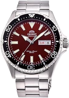 Kamasu/Mako III Men's Automatic Manual Winding Sports Steel or Silicone Divers' Watch with Screw Crown and Sapphire Crystal