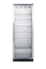 Summit 24" Full Size Beverage Cooler Refrigerator with Glass Door | Commercial Display Fridge for Wine Soda | 12.6 Cu Ft by Summit Appliance – 24" Wide, Model SCR1401CSS