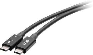 C2G 0.5M Thunderbolt 5 USB-C Active Cable. 80 to 120Gbps Data Transfer, 240 Watt Power Delivery, DP ALT Mode 8K Video Enabled